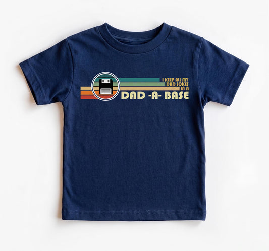 Retro Dadabase Shirt, Funny Tech Dad Gift, Floppy Disk T-Shirt, 90s Computer Geek Tee, Vintage Dad Joke Apparel, Fathers Day Gift for IT