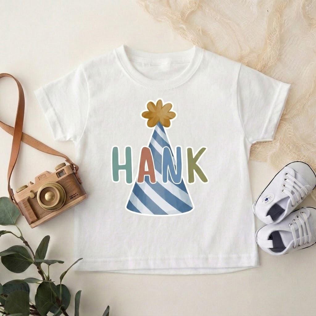 Personalized First Birthday Romper, Muted Rainbow Name Outfit, Baby Boy Party Shirt