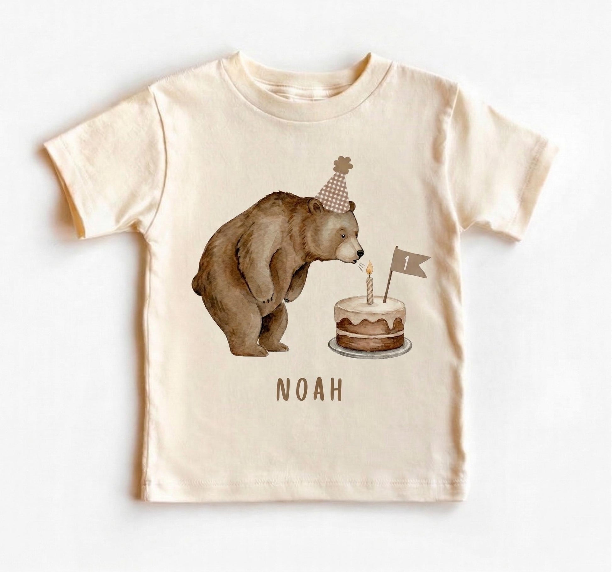 Personalized Beary First Birthday Outfit, Custom Bear 1st Birthday Shirt, Woodland 1st Birthday Bodysuit, Baby Boy Girl Bear Party Gift