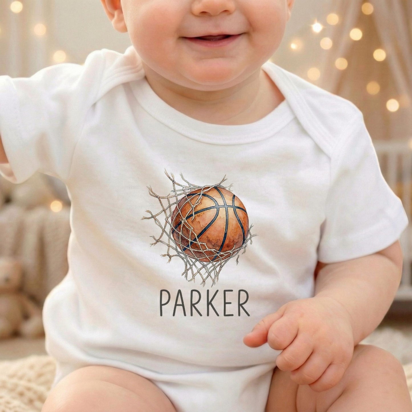 Custom Name Basketball Shirt, Personalized Watercolor Sports Tee, Basketball Lover Gift, Game Day Outfit, Player Fan Team Apparel