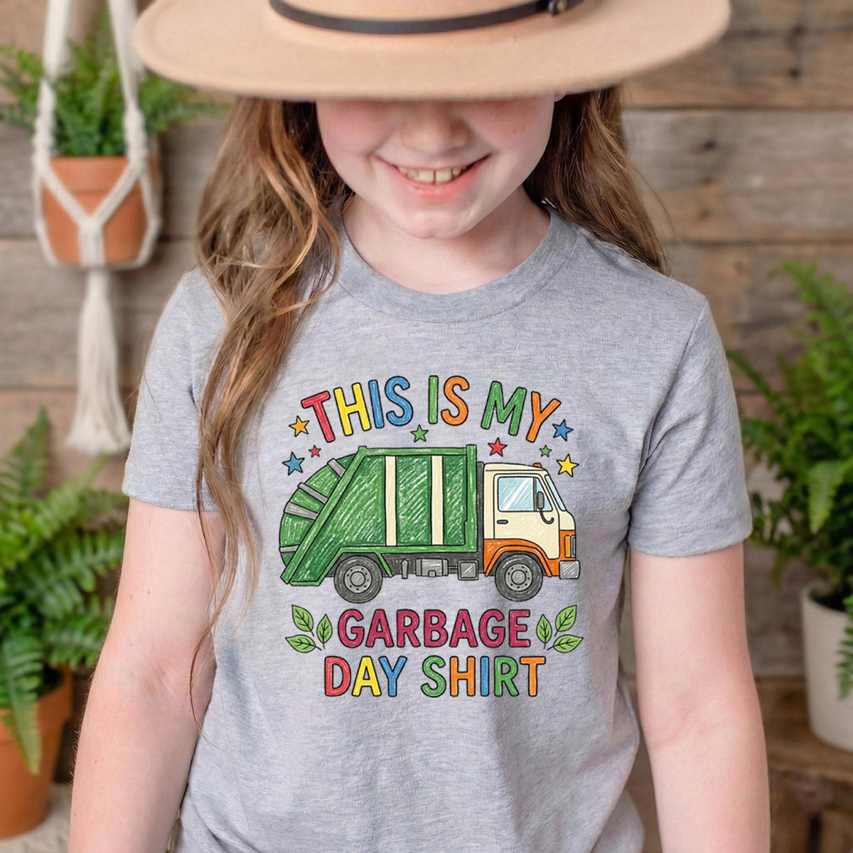 This Is My Garbage Day Shirt, Toddler Boy Trash Truck Tee, Colorful Garbage Truck Outfit, Funny Kids Clothes, Toddler Birthday Gift