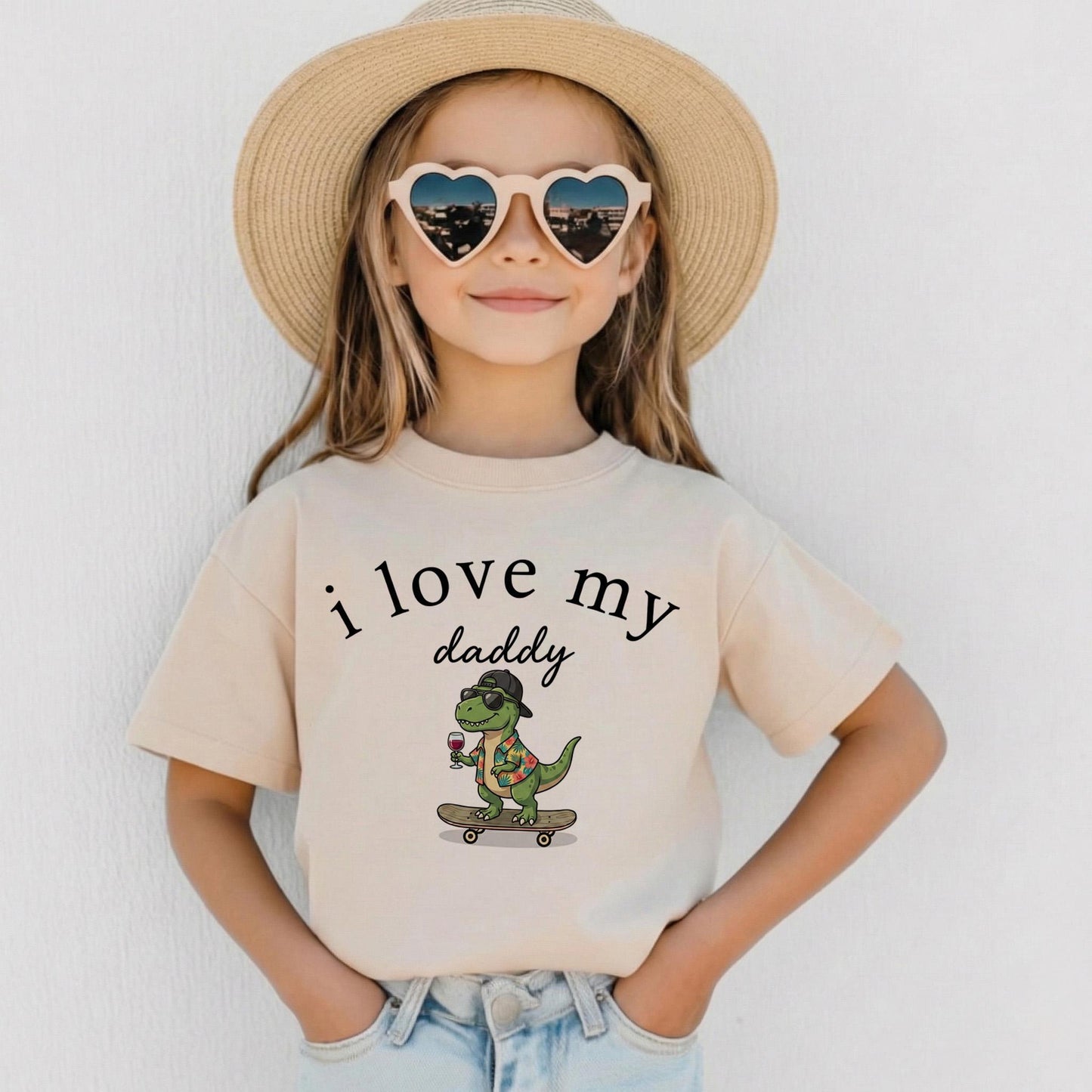 I Love My Custom Name Baby Onesie, Personalized Newborn Bodysuit, Custom Aunt Uncle Daddy Outfit, Funny Dinosaur Goose Baby Clothes