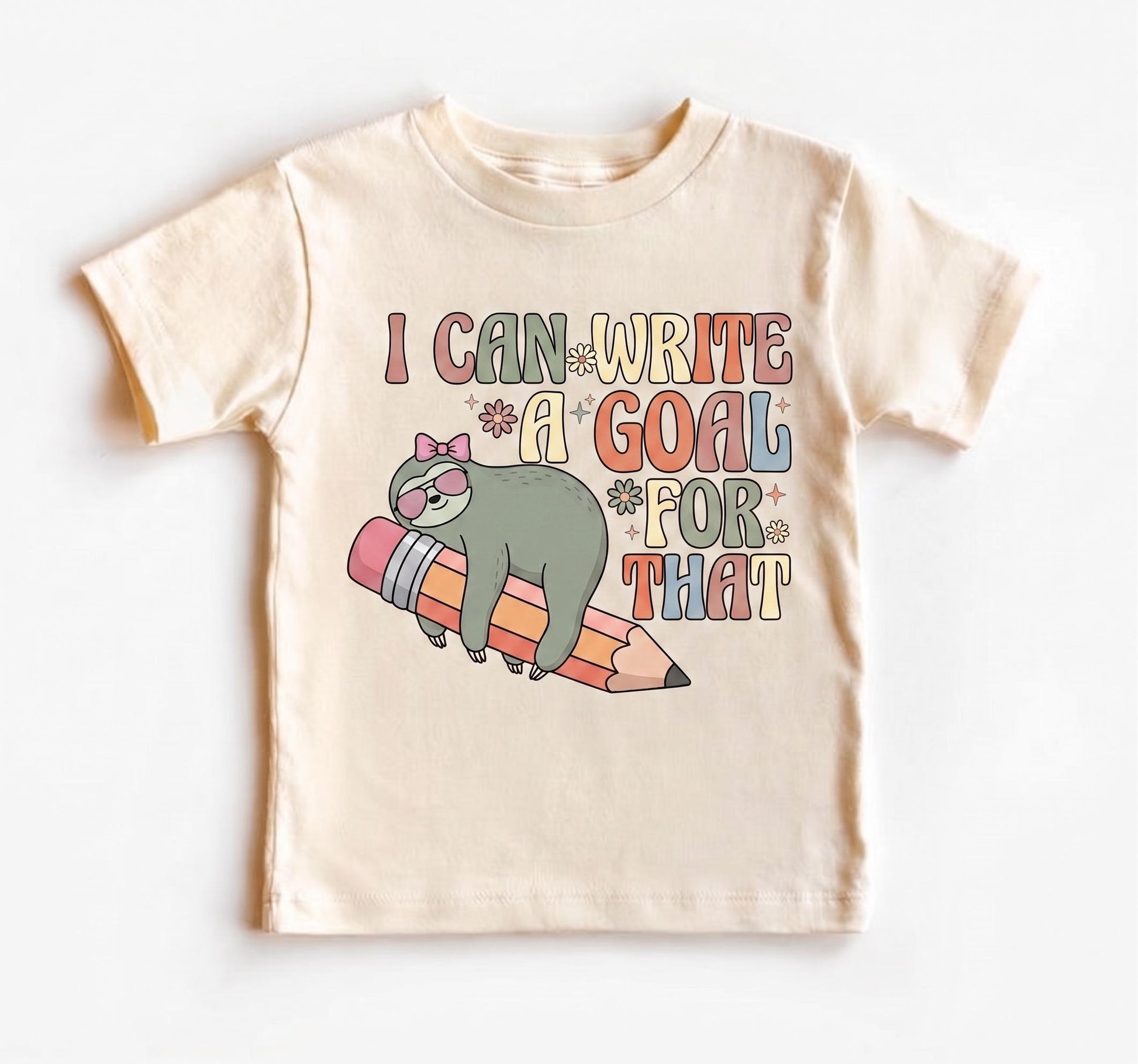 I Can Write A Goal For That Sloth Shirt, Groovy Special Education Teacher Tee, Funny SPED Teacher Gift, Productivity Shirt, Back To School
