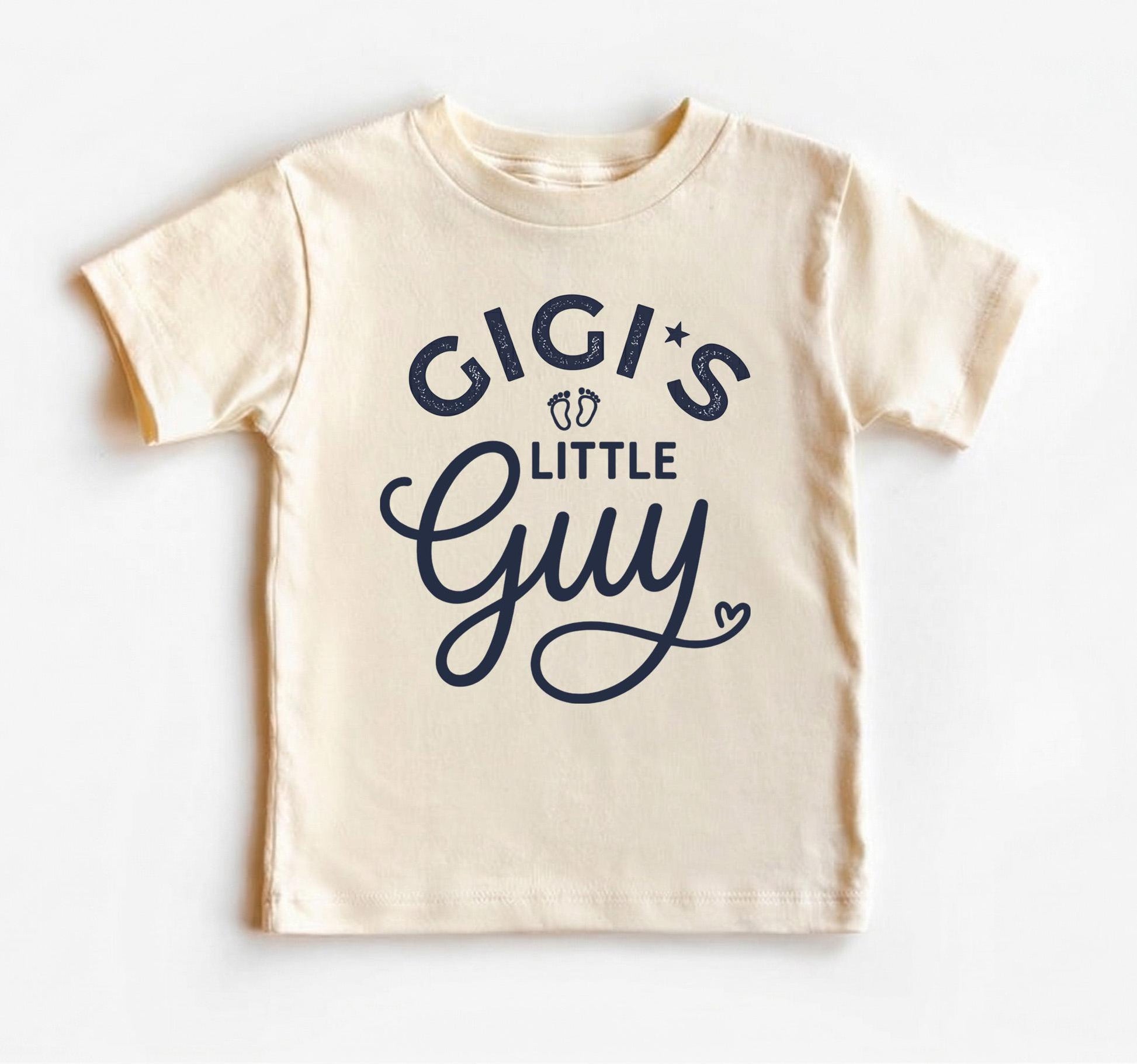 Gigi's Little Guy Toddler Boy Shirt, Cute Grandson Gift, Pregnancy Reveal to Grandma, New Gigi Baby Shower Gift, Baby Boy Clothes