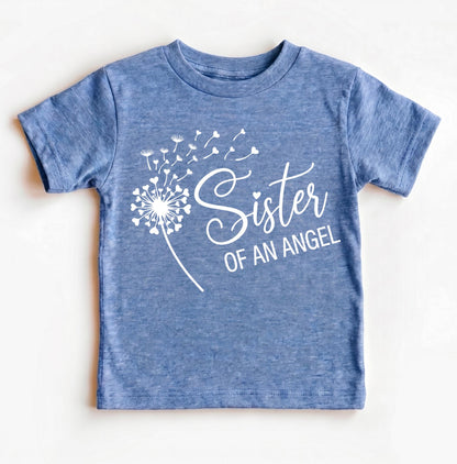 Sister of an Angel Shirt | Sibling Loss Gift | Grief Memorial Tee | Toddler Remembrance Shirt | Angel Sister | Miscarriage Awareness