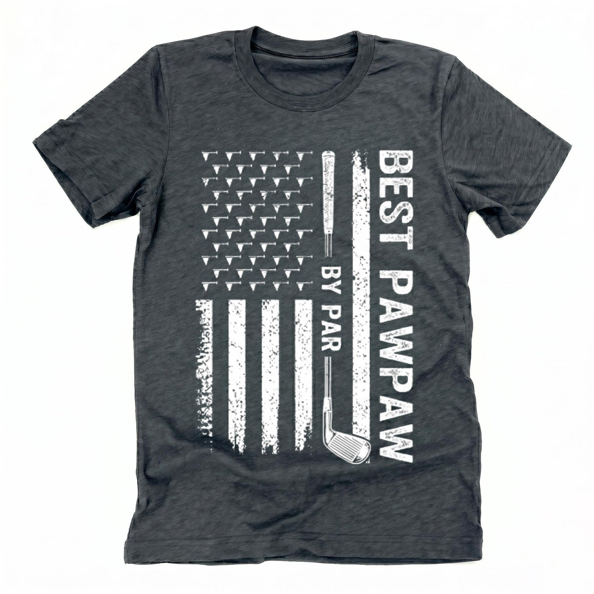 Best Pawpaw By Par Shirt, Fathers Day Gift For Golf Grandpa, Funny Golfing Papa Tee, American Flag Golf Apparel, Grandpa Birthday Gift