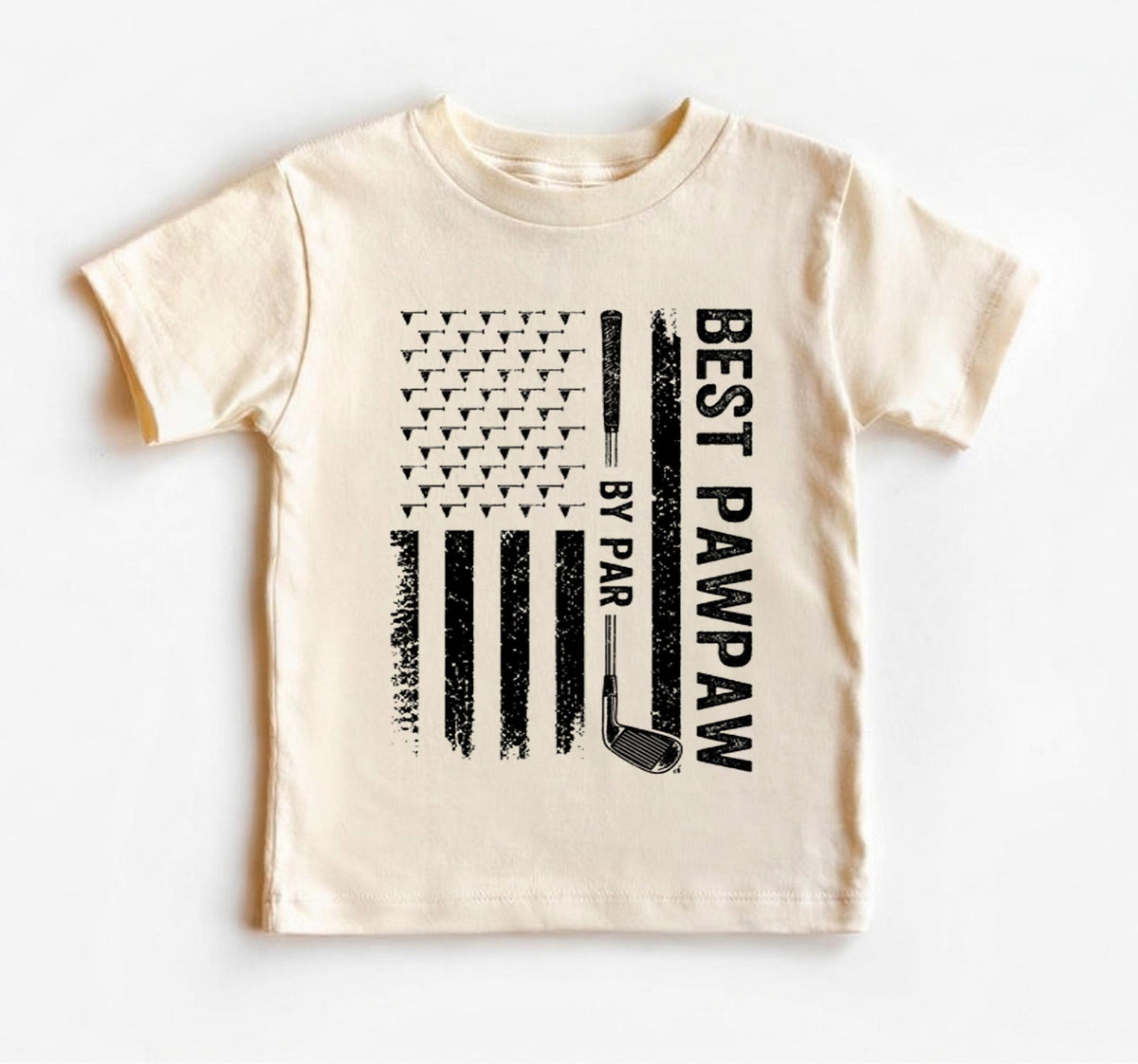 Best Pawpaw By Par Shirt, Fathers Day Gift For Golf Grandpa, Funny Golfing Papa Tee, American Flag Golf Apparel, Grandpa Birthday Gift