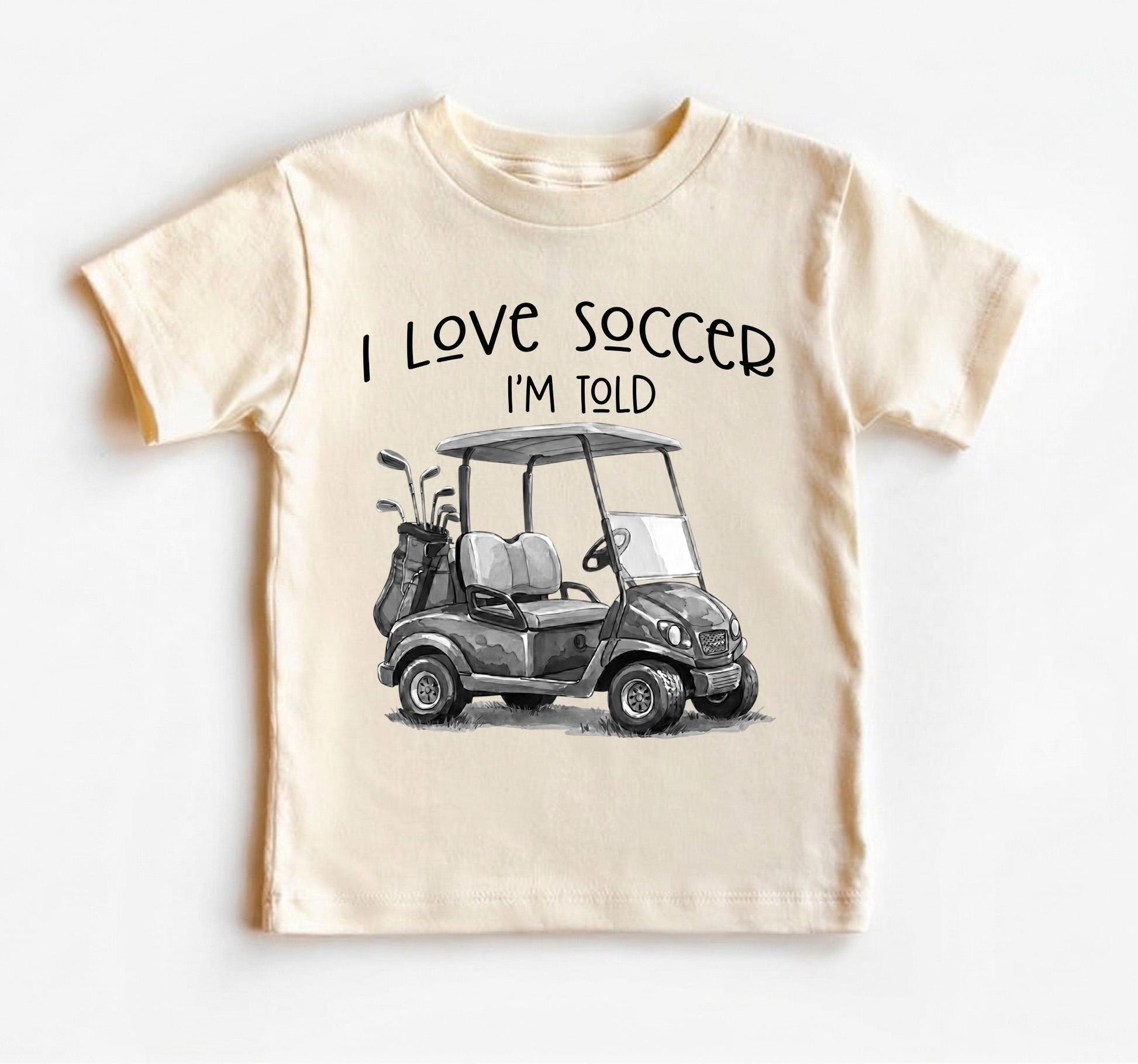 I Love Golf Im Told Baby Bodysuit, Funny Golf Cart Onesie, Future Golfer Baby Clothes, Golf Dad Gift, Golf Themed Baby Shower Gift Boys