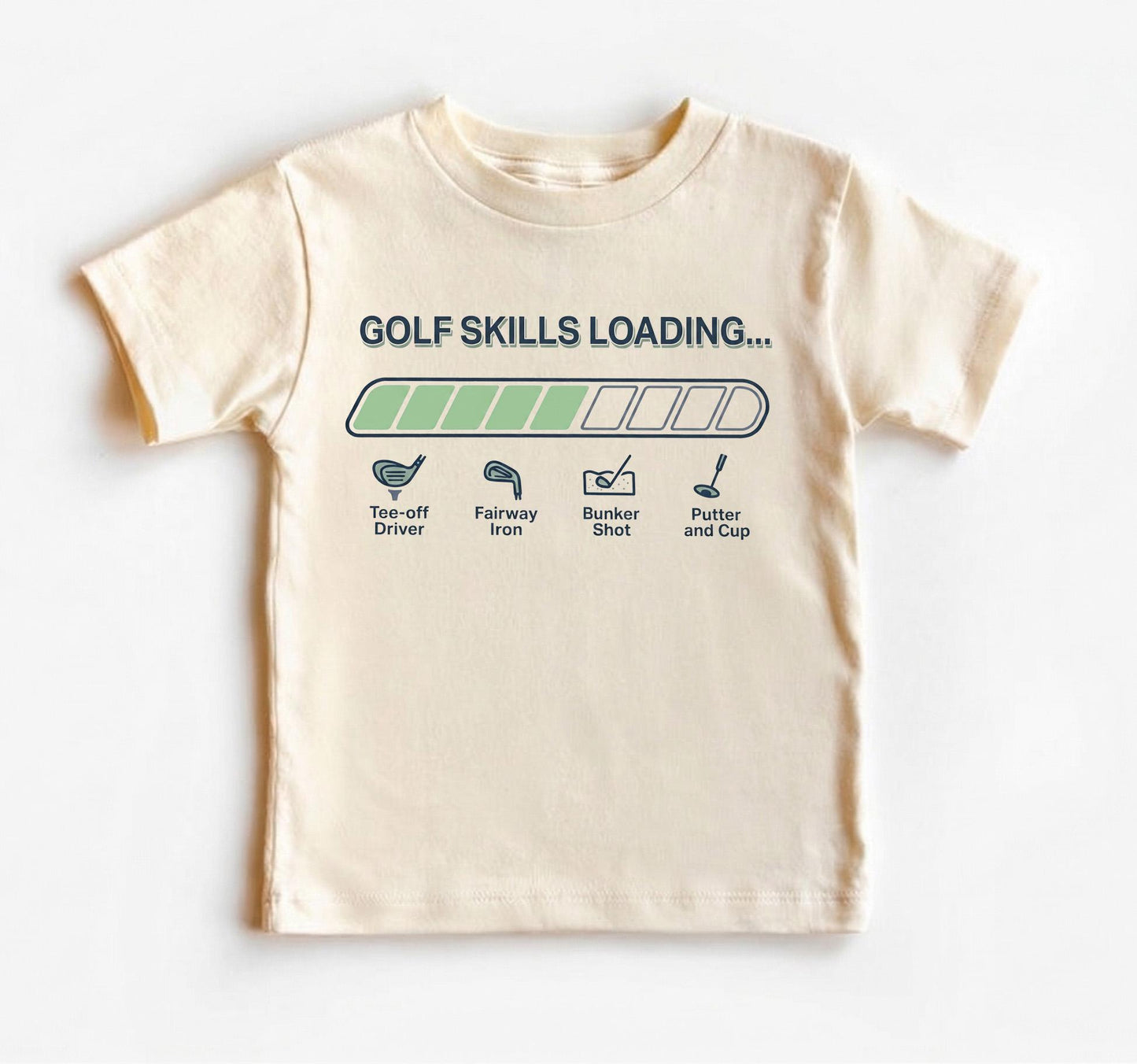 Golf Skills Loading Toddler Shirt, Funny Future Golfer Kids Tee, Cute Golf Baby Boy Outfit, Daddy Golf Buddy, Fathers Day Gift from Son