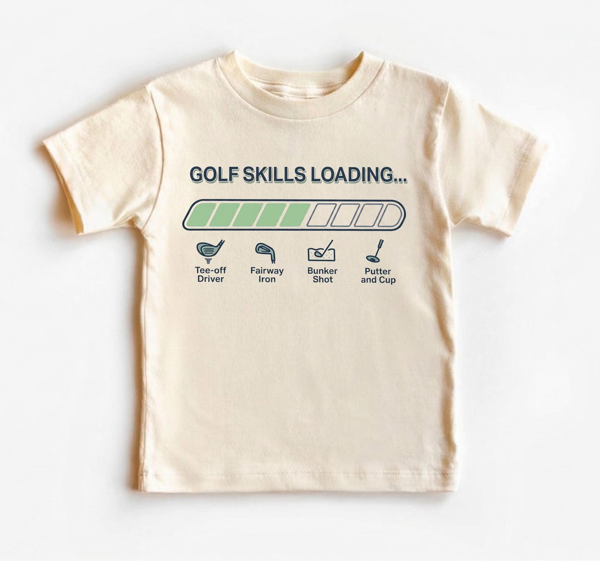 Golf Skills Loading Toddler Shirt, Funny Future Golfer Kids Tee, Cute Golf Baby Boy Outfit, Daddy Golf Buddy, Fathers Day Gift from Son