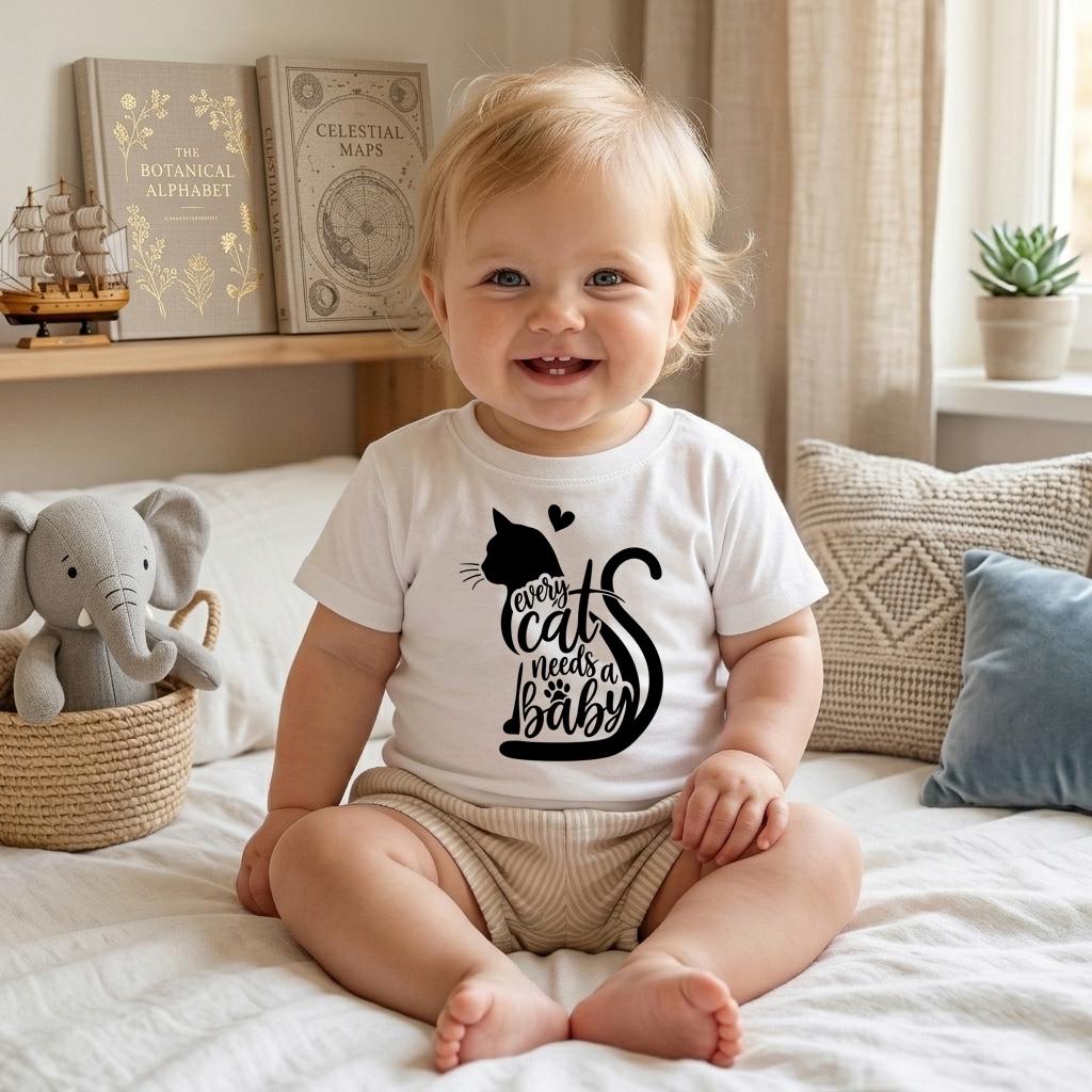 Every Cat Needs A Baby Or Two Twin Bodysuits, Cat Lover Baby Gift, Twin Coming Home Outfit, Cute Kitten Onesie, Twin Pregnancy Announcement