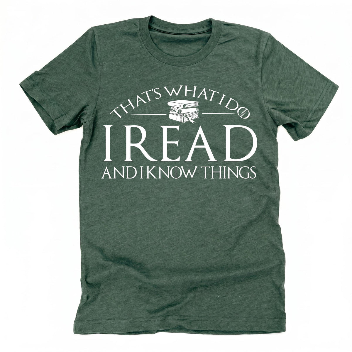 That's What I Do I Read And I Know Things Shirt, Funny Book Lover Gift, Reading Teacher Tee, Introvert Shirt, Bookworm T-Shirt