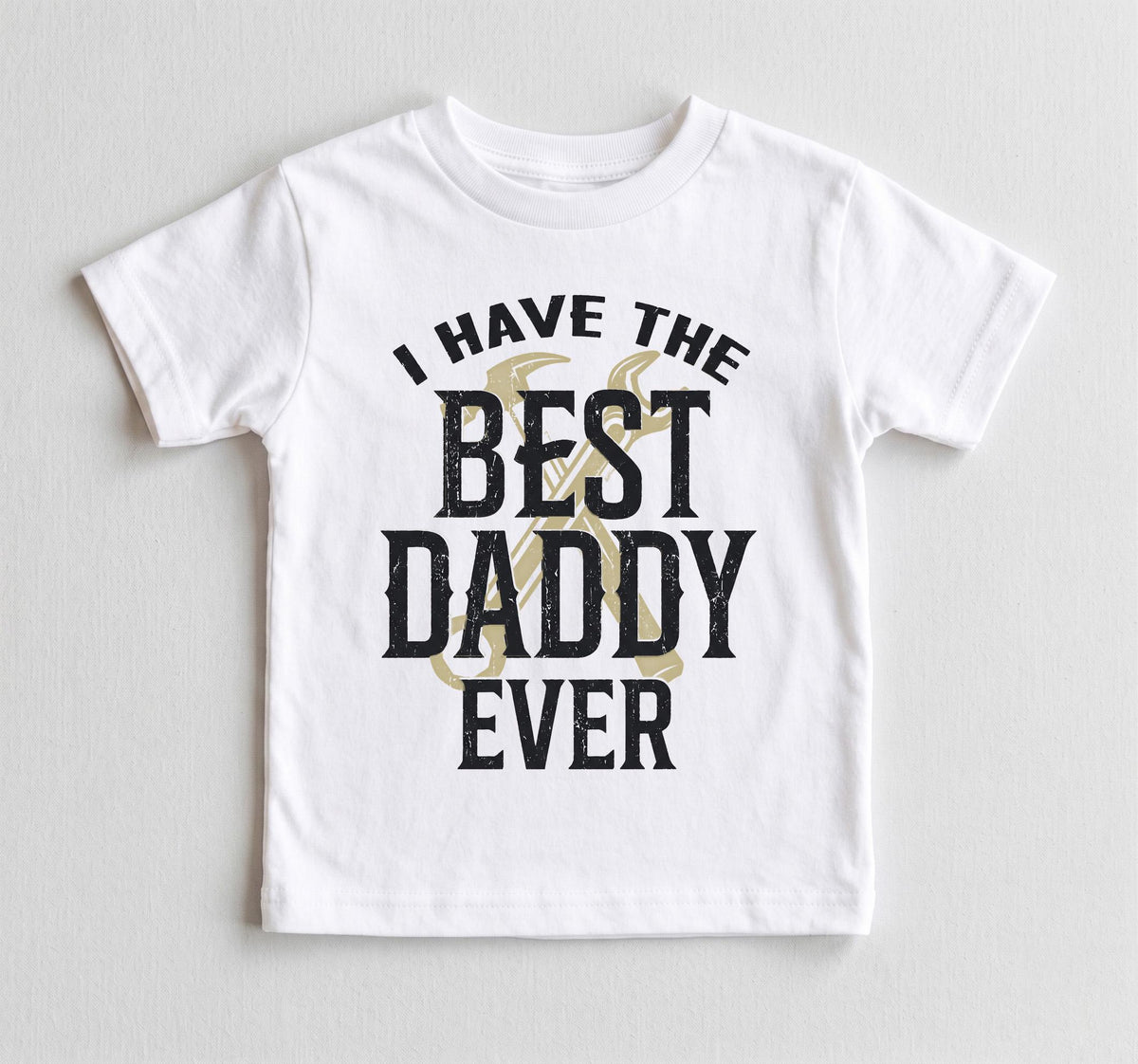 Best Daddy Ever Toddler Shirt | Fathers Day Gift from Kids | Handy Dad Tool T-shirt | Vintage Kids Clothes | Custom Graphic Youth Tee