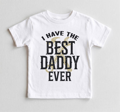 Best Daddy Ever Toddler Shirt | Fathers Day Gift from Kids | Handy Dad Tool T-shirt | Vintage Kids Clothes | Custom Graphic Youth Tee