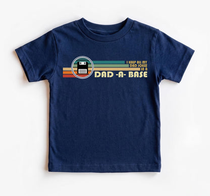 Retro Dadabase Shirt, Funny Tech Dad Gift, Floppy Disk T-Shirt, 90s Computer Geek Tee, Vintage Dad Joke Apparel, Fathers Day Gift for IT