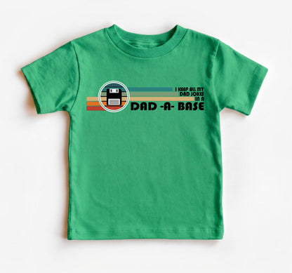 Retro Dadabase Shirt, Funny Tech Dad Gift, Floppy Disk T-Shirt, 90s Computer Geek Tee, Vintage Dad Joke Apparel, Fathers Day Gift for IT