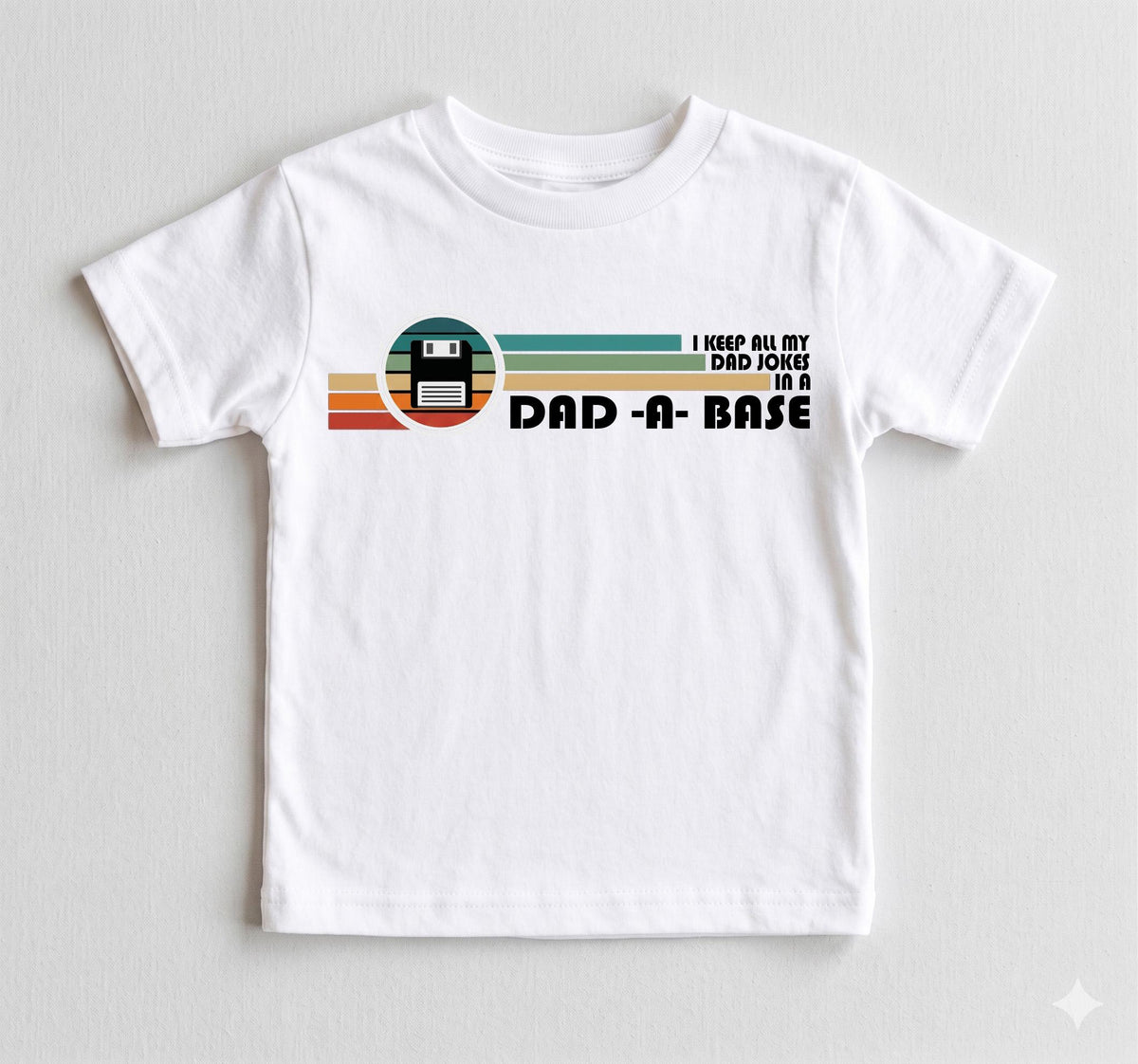 Retro Dadabase Shirt, Funny Tech Dad Gift, Floppy Disk T-Shirt, 90s Computer Geek Tee, Vintage Dad Joke Apparel, Fathers Day Gift for IT