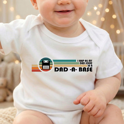 Retro Dadabase Shirt, Funny Tech Dad Gift, Floppy Disk T-Shirt, 90s Computer Geek Tee, Vintage Dad Joke Apparel, Fathers Day Gift for IT