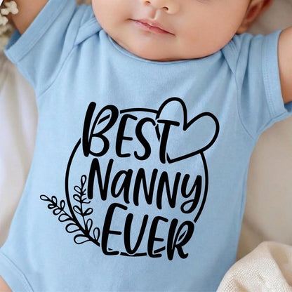 Best Nanny Ever Shirt, Nanny Gift Ideas, Promoted To Nanny Tee, Grandma Birthday Present, Mother's Day Tshirt, Babysitter Appreciation