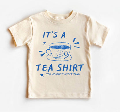 It's A Tea Shirt You Wouldn't Understand, Sarcastic Tea Lover Tee, Funny Introvert Gift, Cute Tea Cup Graphic Tshirt, Cozy Bookish Top