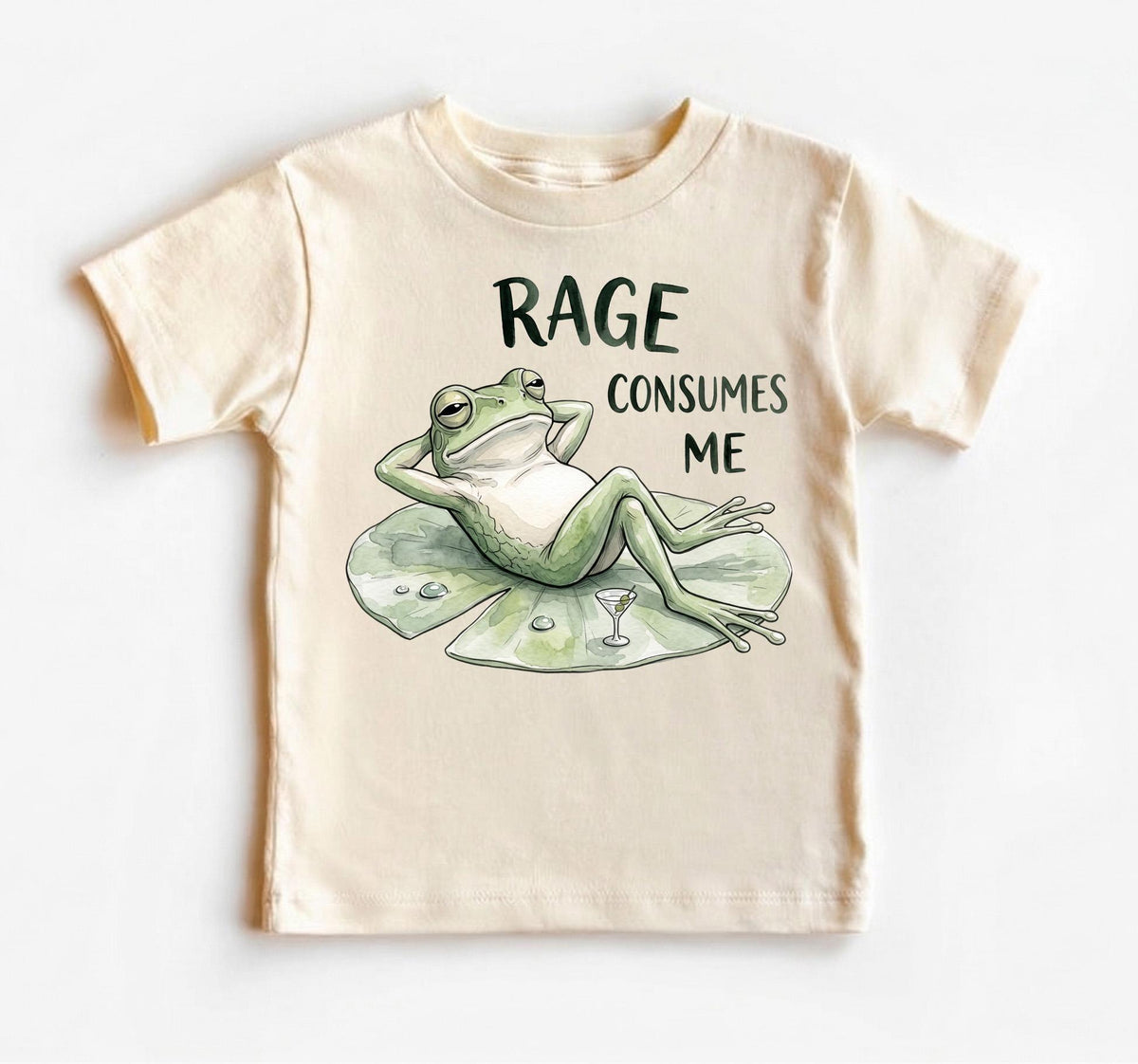 Funny Frog Baby Bodysuit, Rage Consumes Me Infant Shirt, Sarcastic Meme Baby Clothes, Relaxed Frog Newborn Outfit, Humor Baby Shower Gift