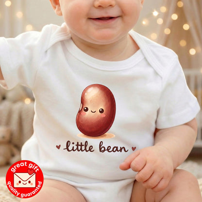 Little Bean Baby Bodysuit, Cute Gender Neutral Baby Clothes, Baby Shower Gift, Pregnancy Announcement Outfit, Newborn Coming Home Shirt