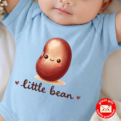 Little Bean Baby Bodysuit, Cute Gender Neutral Baby Clothes, Baby Shower Gift, Pregnancy Announcement Outfit, Newborn Coming Home Shirt