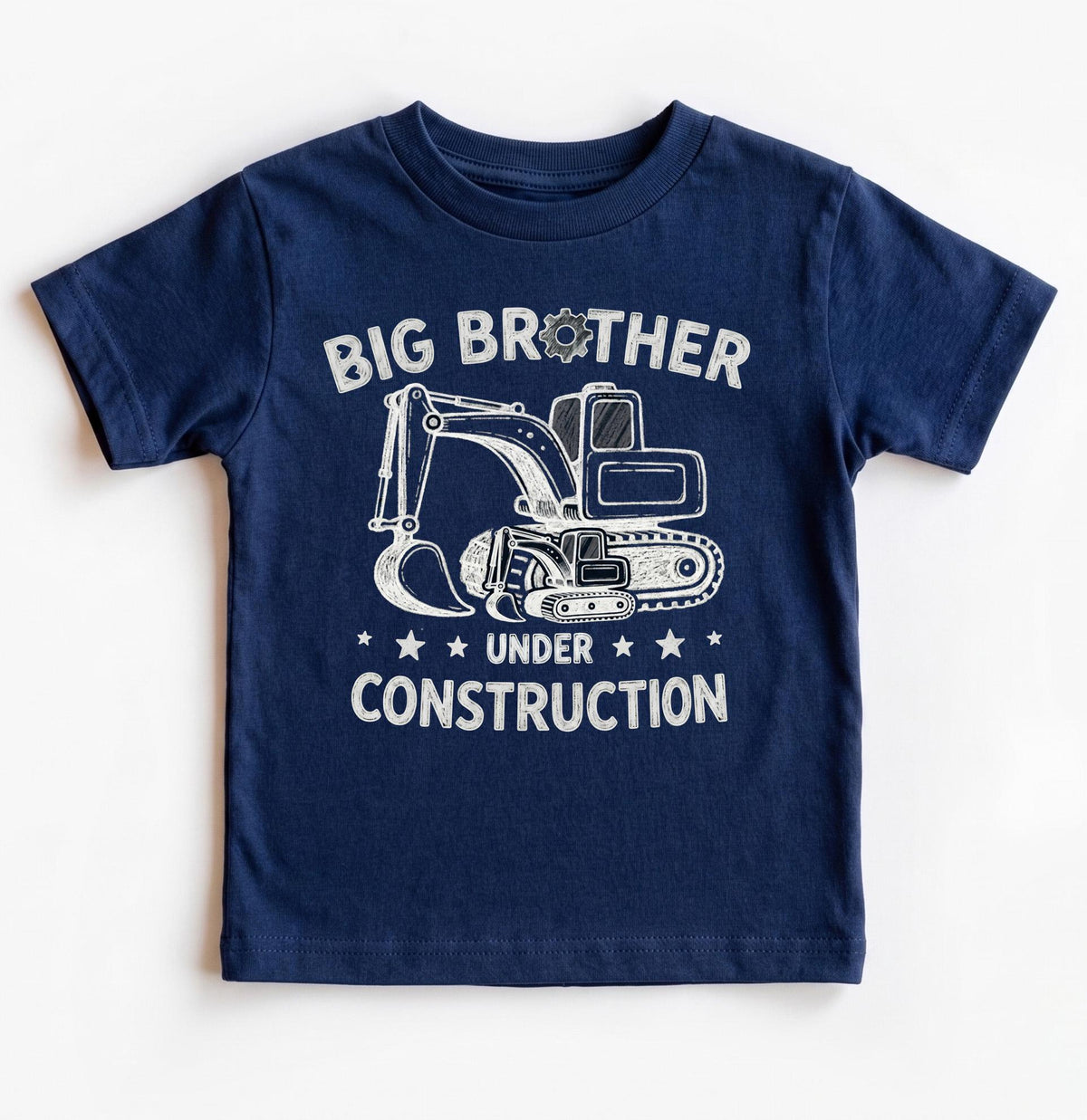 Big Brother Under Construction Shirt, Excavator Pregnancy Announcement, Promoted To Big Bro Toddler Digger Tee, 2026 Sibling Reveal Gift