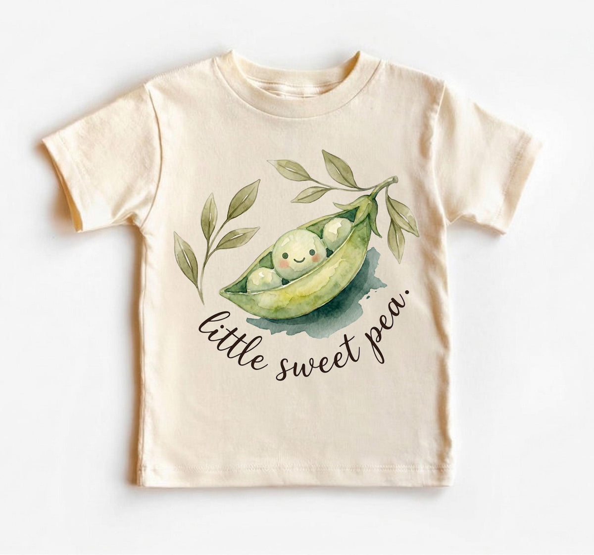 Little Sweet Pea Baby Bodysuit, Watercolor Pea Pod Onesie, Gender Neutral Baby Shower Gift, Botanical Newborn Clothes, Cute Plant Outfit