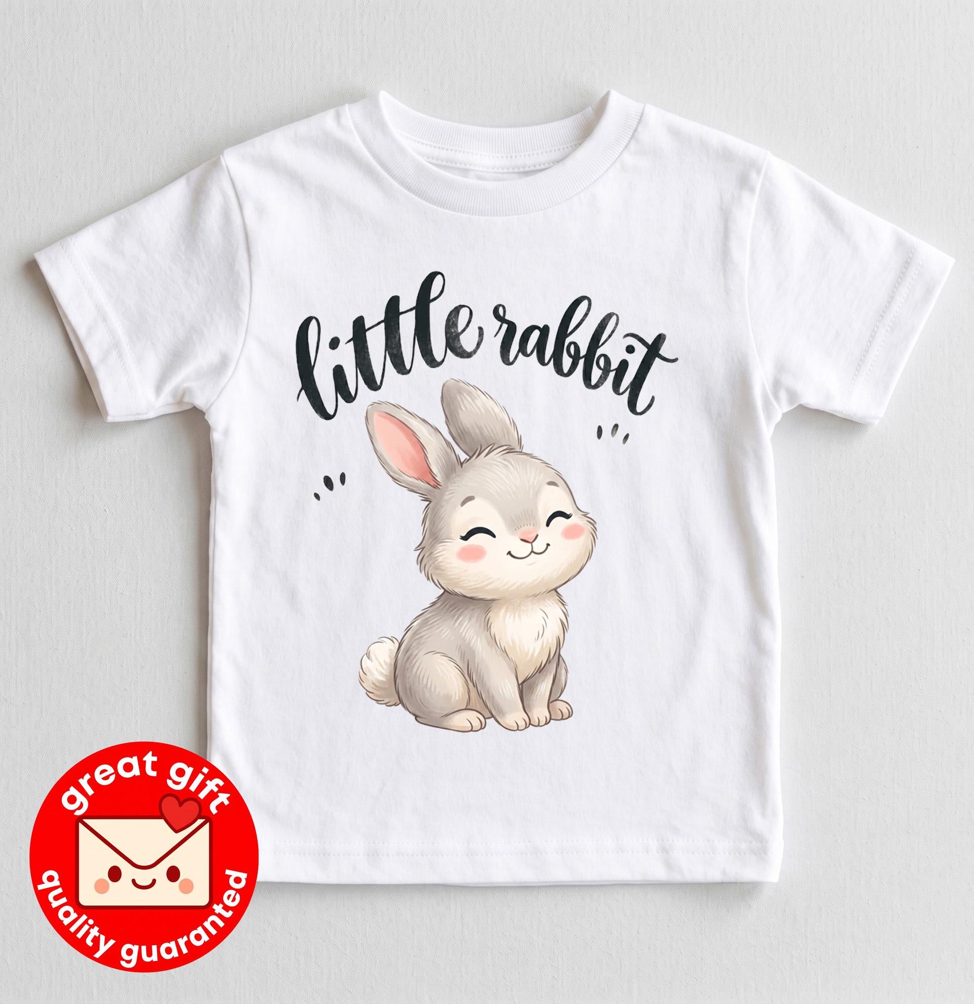 Little Rabbit Baby Onesie, Cute Woodland Bunny Bodysuit Newborn Gift, Coming Home Outfit, Easter Baby Clothes, Gender Neutral Organic Shirt