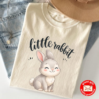 Little Rabbit Baby Onesie, Cute Woodland Bunny Bodysuit Newborn Gift, Coming Home Outfit, Easter Baby Clothes, Gender Neutral Organic Shirt
