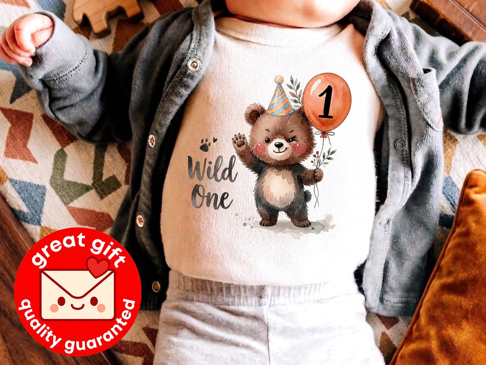 Little Bear Baby Bodysuit, Woodland Bear Newborn Outfit, Cute Gender Neutral Baby Clothes, Baby Shower Gift, Coming Home Outfit Boy Girl