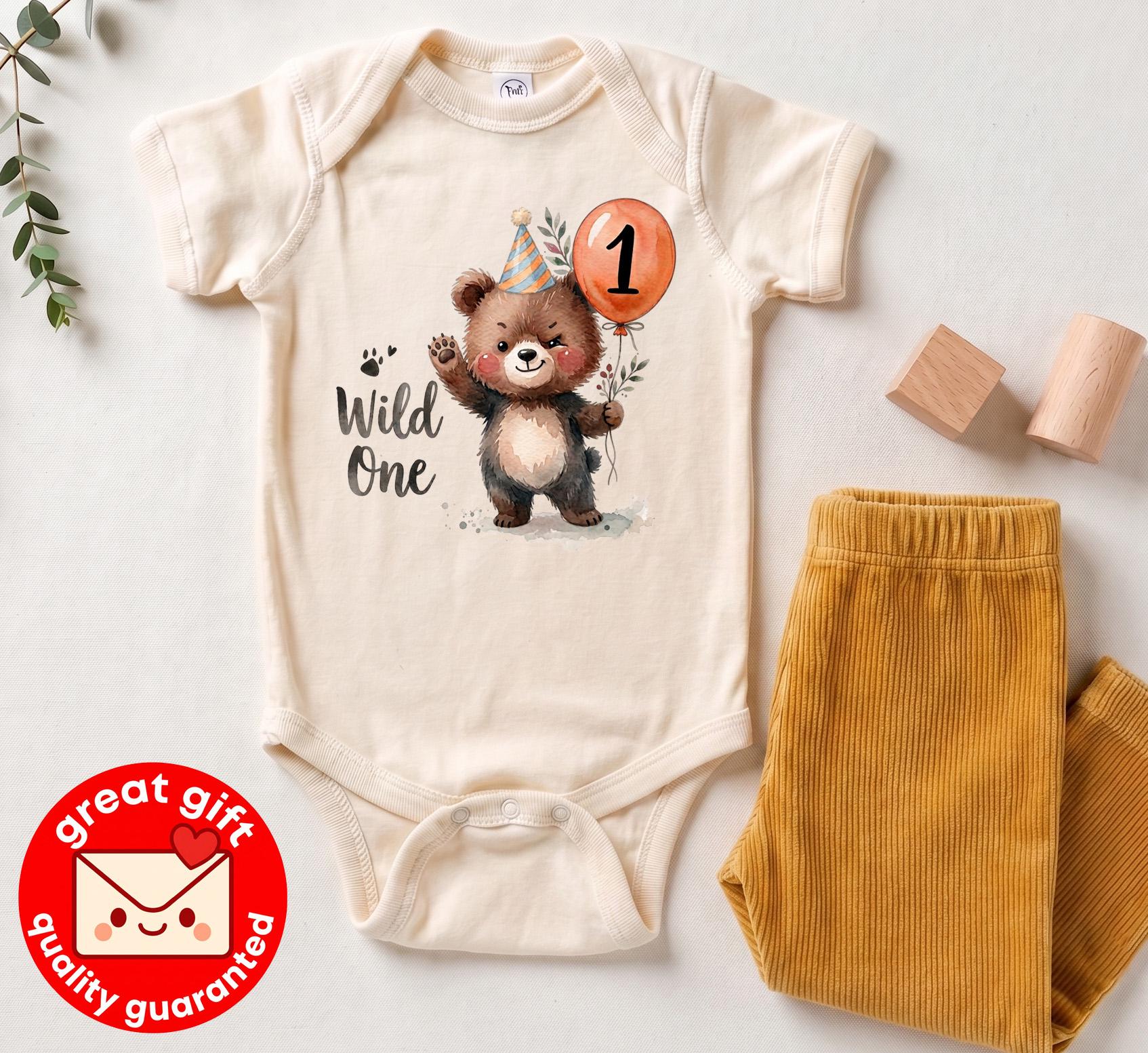 Little Bear Baby Bodysuit, Woodland Bear Newborn Outfit, Cute Gender Neutral Baby Clothes, Baby Shower Gift, Coming Home Outfit Boy Girl