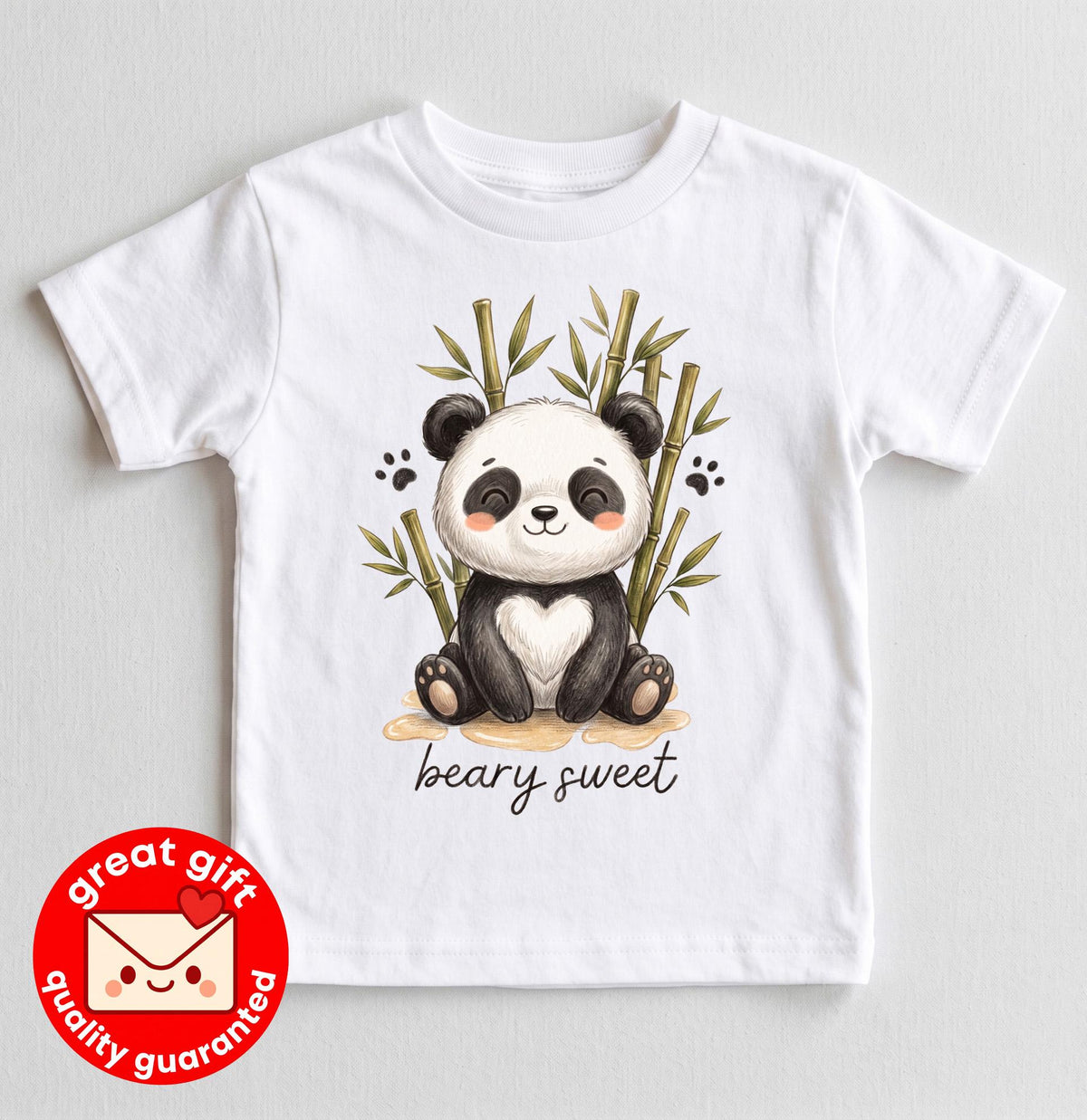 Beary Sweet Woodland Bear Baby Bodysuit Cute Bamboo Toddler Shirt Gender Neutral Youth Tee Hand Drawn Animal Kids Clothes Gift
