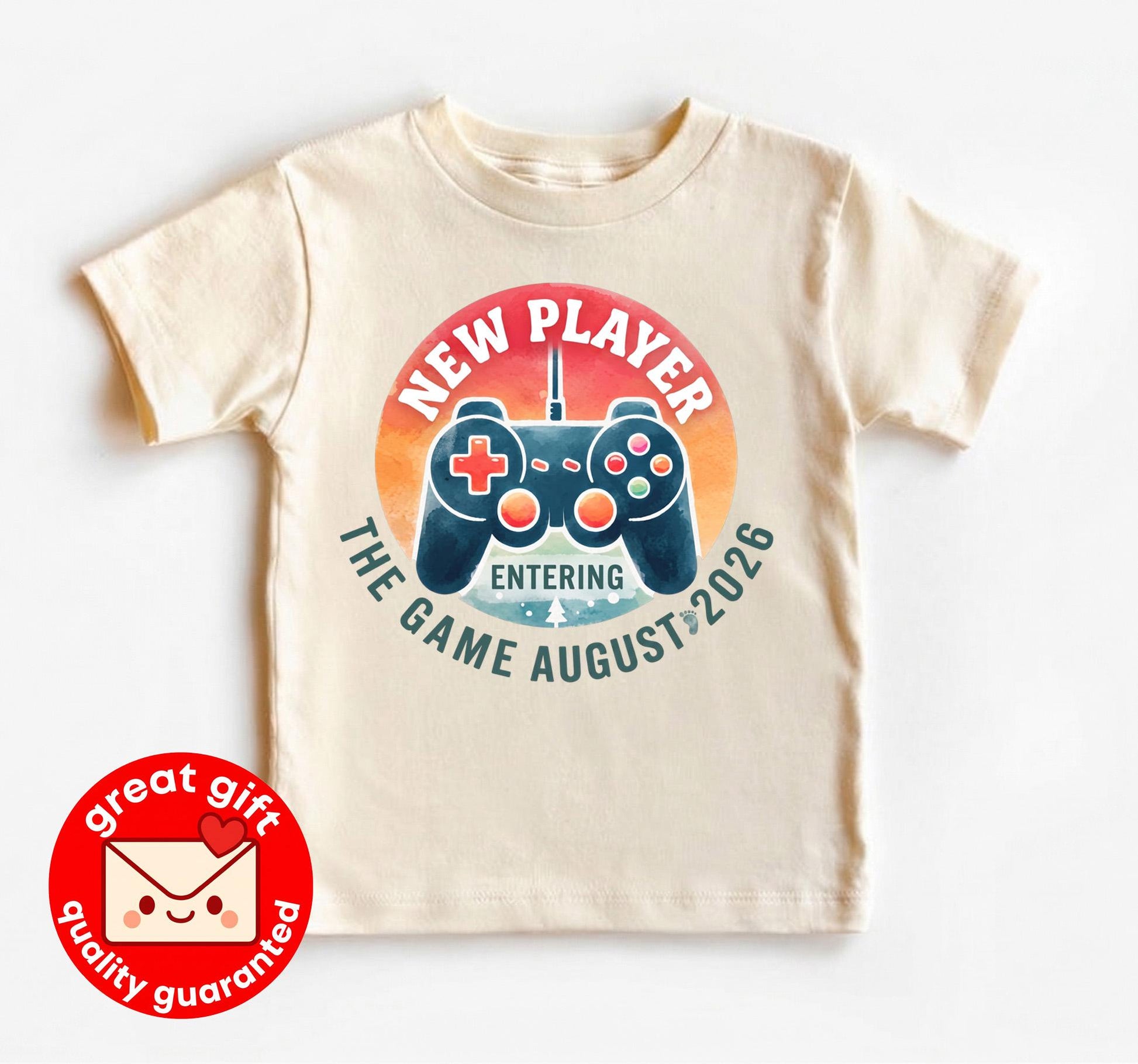 Custom Month New Player Entering The Game Onesie, Gamer Pregnancy Reveal Bodysuit, Video Game Baby Announcement, Gamer Dad Baby Shower Gift