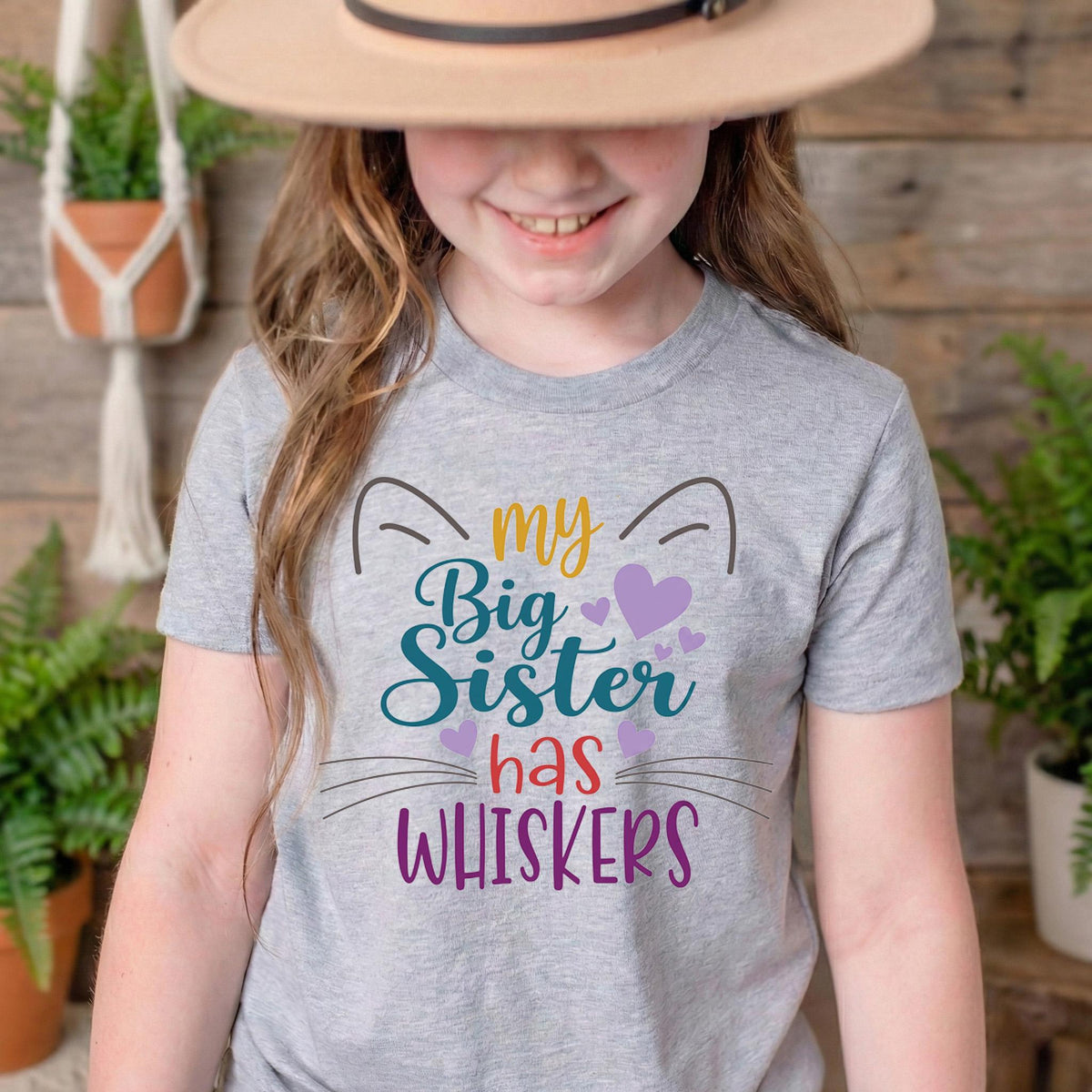 My Big Sister Has Whiskers Baby Bodysuit, Cat Pregnancy Announcement, Pet Sibling Newborn Outfit, Funny Kitty Baby Shower Gift
