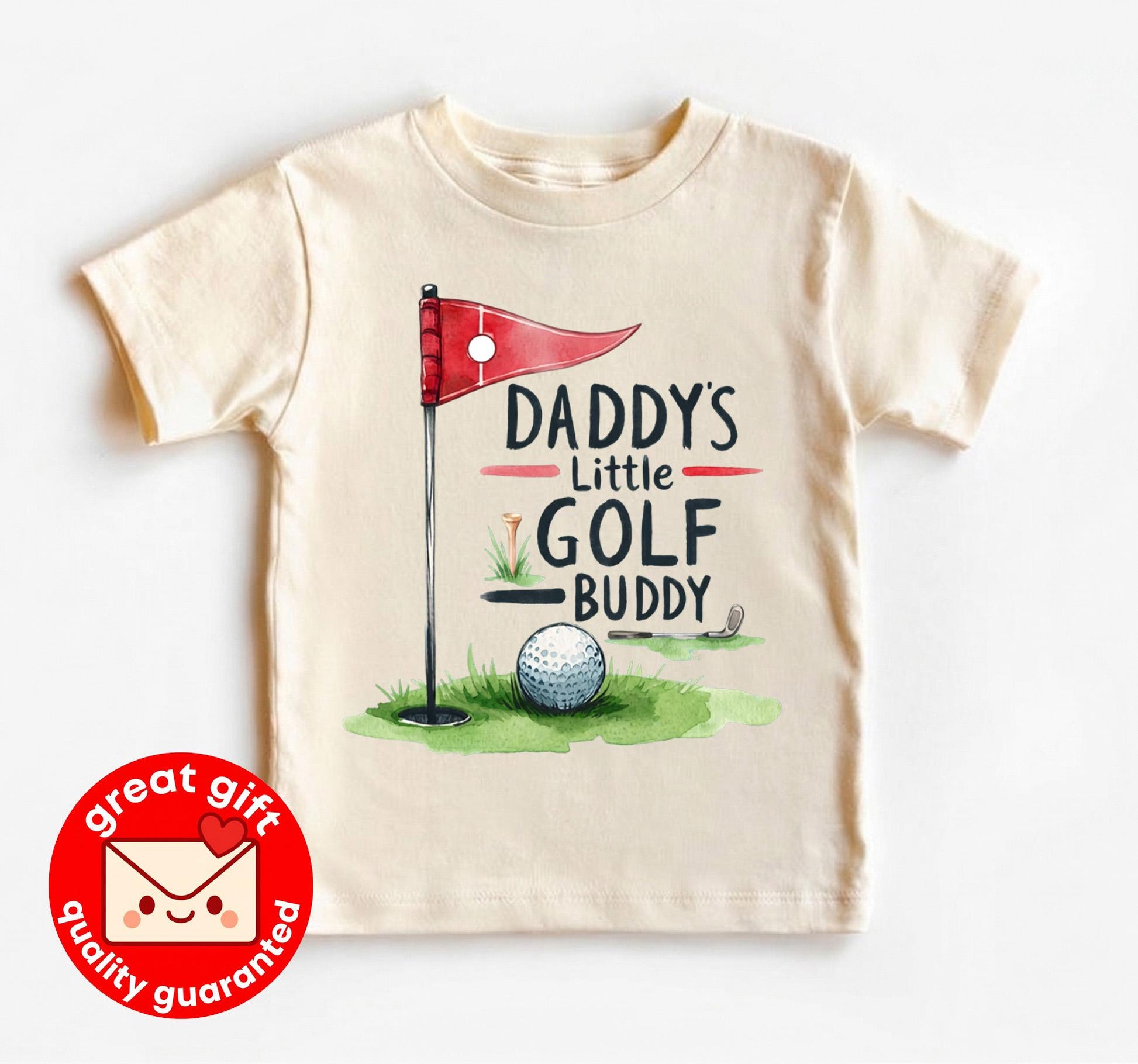 Daddy's Little Golf Buddy Baby Bodysuit, Cute Golfing Baby Shower Gift, Future Golfer Shirt, Father's Day Newborn Outfit, New Dad Gift