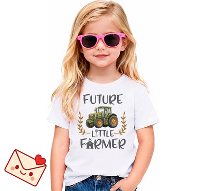 Future Little Farmer Bodysuit, Green Tractor Baby Shirt, Farm Theme Baby Shower Gift, Country Newborn Boy Outfit, Farm Baby Announcement