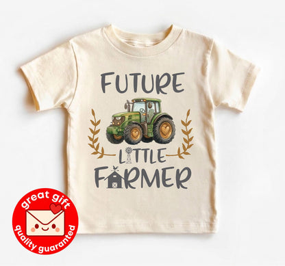 Future Little Farmer Bodysuit, Green Tractor Baby Shirt, Farm Theme Baby Shower Gift, Country Newborn Boy Outfit, Farm Baby Announcement