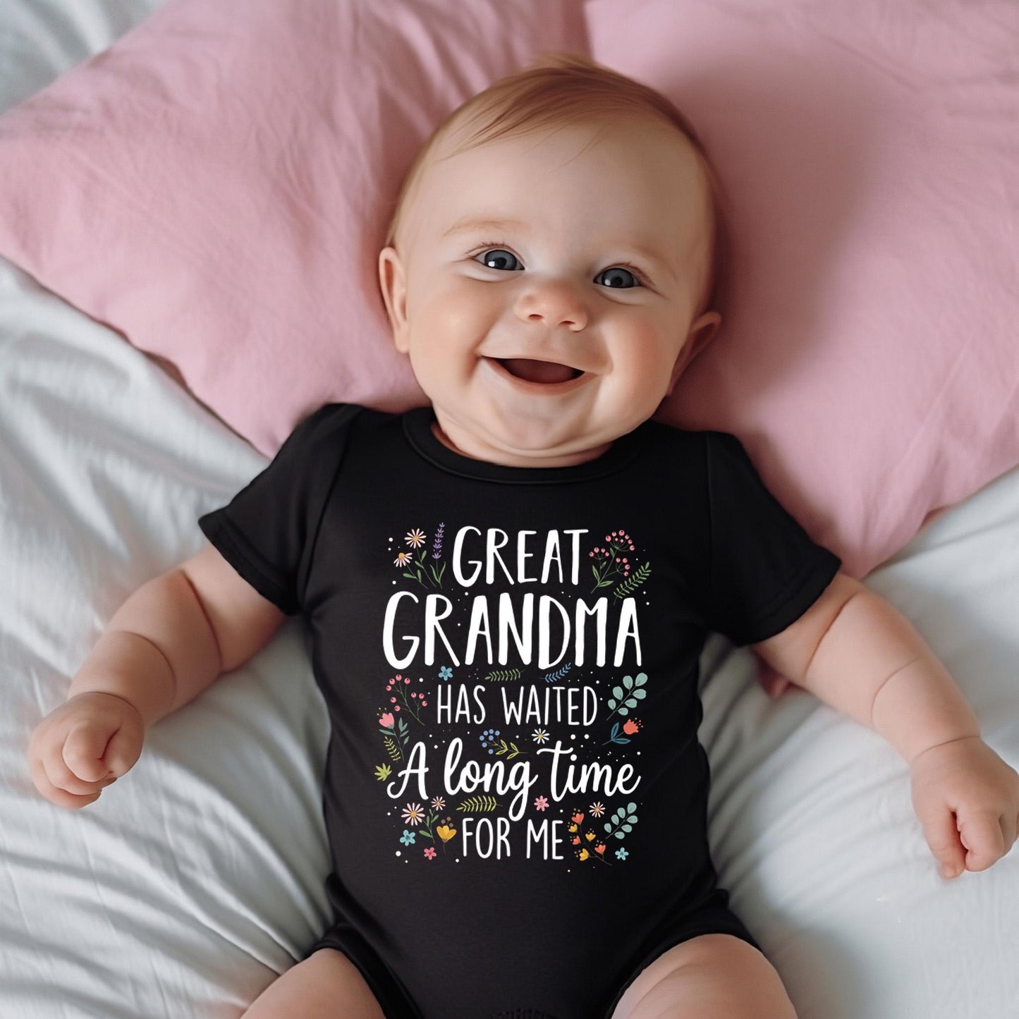 Great Grandma Pregnancy Announcement Bodysuit, Baby Reveal to Great Grandmother, Promoted to Great Grandparent Gift, Long Awaited Baby Shirt