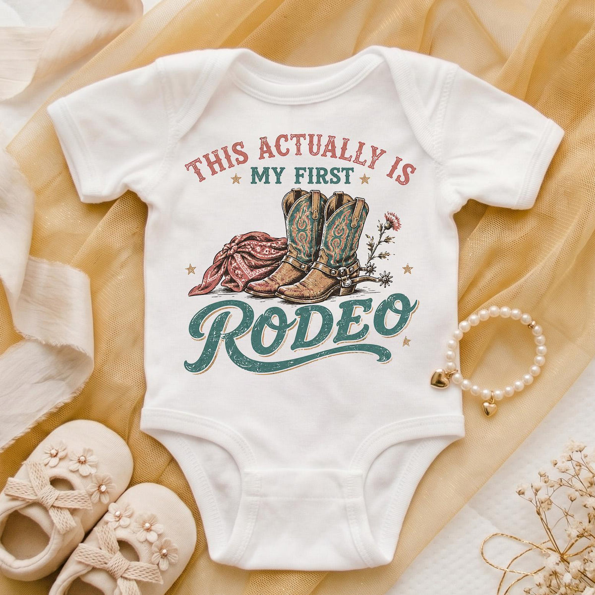 This Actually Is My First Rodeo Shirt, Coastal Cowgirl Tee, Nashville Bachelorette Top, Country Concert Outfit, Cute Boho Western T-Shirt