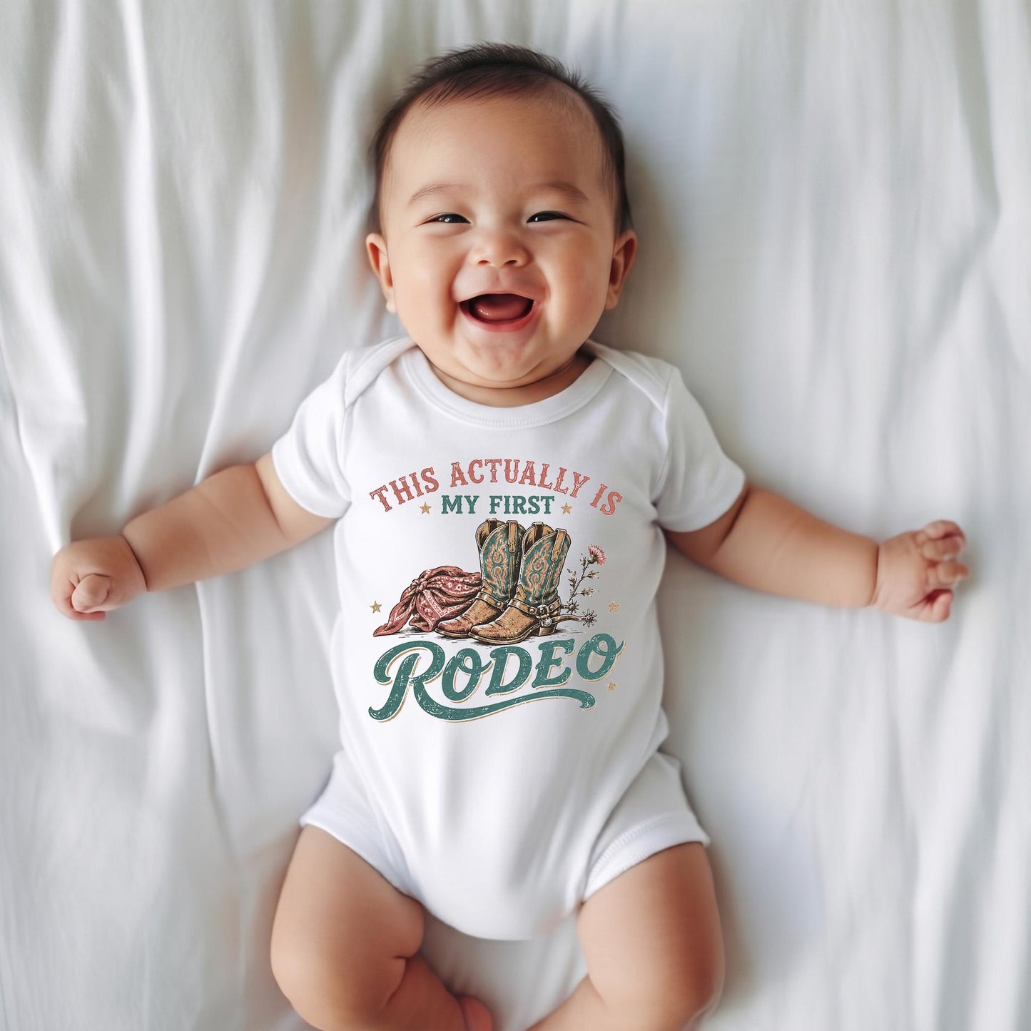 This Actually Is My First Rodeo Shirt, Coastal Cowgirl Tee, Nashville Bachelorette Top, Country Concert Outfit, Cute Boho Western T-Shirt