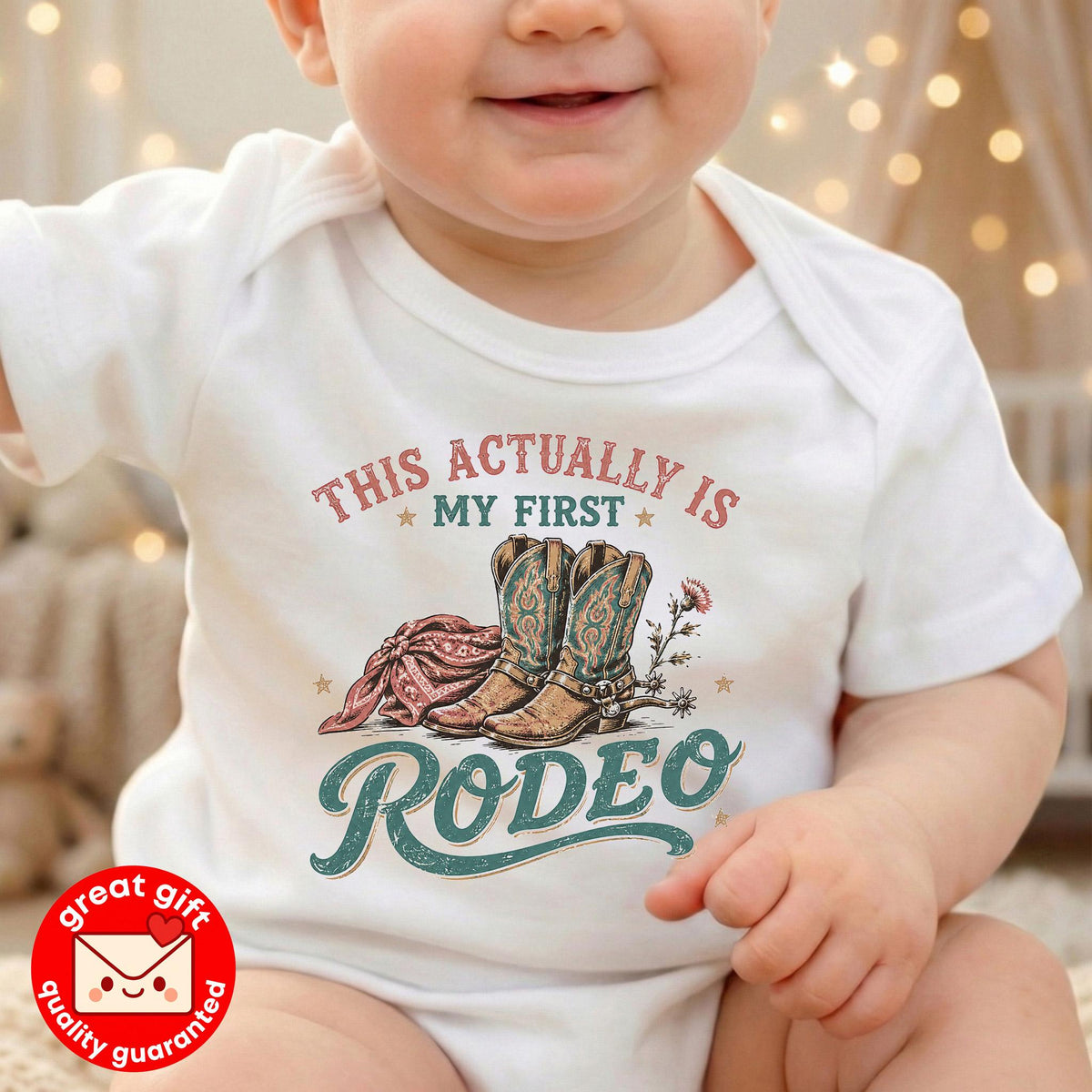 This Actually Is My First Rodeo Shirt, Coastal Cowgirl Tee, Nashville Bachelorette Top, Country Concert Outfit, Cute Boho Western T-Shirt