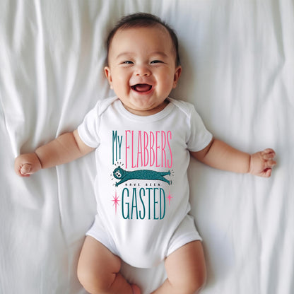 My Flabbers Have Been Gasted Toddler Shirt, Funny Bear Kids T-Shirt, Silly Animal Tee, Quirky Gift for Boys and Girls